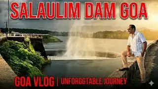 Architectural Sorcery: The Surreal Waters of Salaulim #viral #travel #lifeisbutadream #goa 