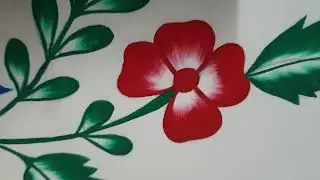 Very easy painting design for pillow cover #paintingmagic #art #arzupaintings #painting #flowers
