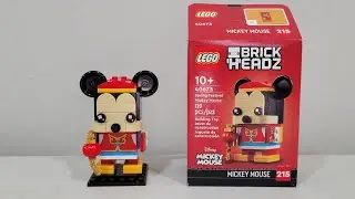 Lego Disney BrickHeadz Spring Festival Mickey Mouse 40673 REVIEW!
