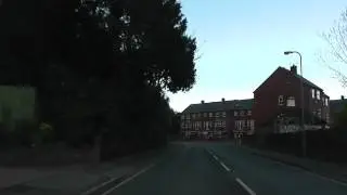 Driving Along St Andrew's Road, Defford Road, Church Walk & Church Row, Pershore, Worcestershire, UK