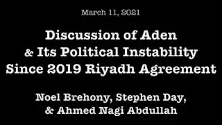 Discussion of 2021 Aden Conditions