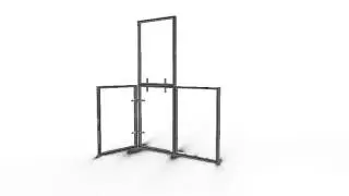 Small portable exhibition stand from Clever Frame UK