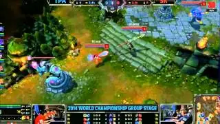 LMHT [19-09-2014] TPA vs SK Chung Kết Thế Giới M&ugrave;a 4 Bảng B