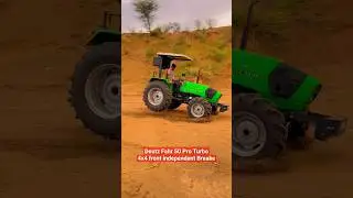 Deutz Fahr 50 Pro Turbo 4x4 front breakes😳😬 #deutzfahr #tractor #viral #shorts