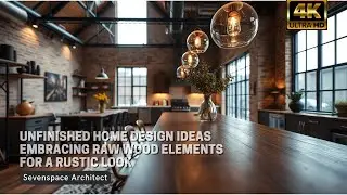 Unfinished Home Design Ideas: Embracing Raw Wood Elements for a Rustic Look
