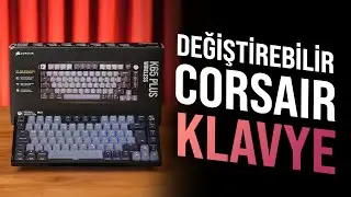 S&Ouml;K-DEĞİŞTİR-KULLAN &Uuml;ST SEVİYE CORSAIR OYUNCU KLAVYESİ K65 PLUS WIRELESS/KABLOSUZ OYUNCU KLAVYESİ
