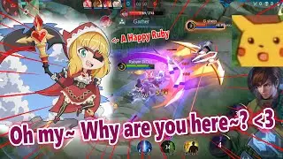 Why is Gusion in my EXP lane... Let's bully!! :D | Full Lifesteal Ruby | Mobile Legends