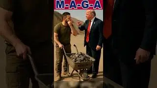 Zelenskyy Cry's & Hauls Minerals While Trump Yells Commands | Political Satire AI Meme