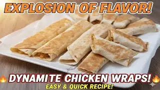 Easy Chicken Tortilla Wrap Recipe | Dynamite Chicken Wrap | Mom&rsquo;s Comfort Food