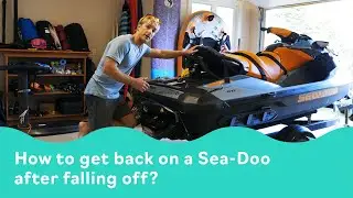 How to get back on a Sea-Doo after falling off?