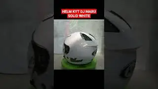 HELM KYT DJ MARU SOLID WHITE #shorts #kyt #helm