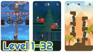 Mr.Ricochet 2 Level 1-32 Android Gameplay