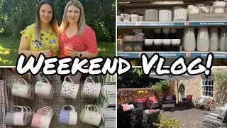 Weekend Vlog | Home Bargains & B&M Haul | Shopping In Poundland | Garden Party | Kate McCabe