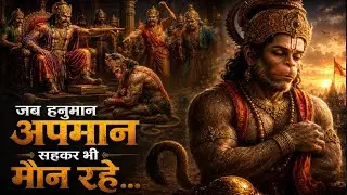 मौन ही सबसे बड़ी भक्ति है | हनुमान का मौन बलिदान l जब हनुमान अपमान सहकर भी मौन रहे| Divine Tales