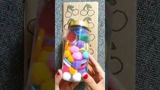 Play idea montessori number pom-pom