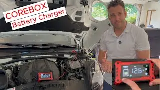 COREBOX 25A Smart Battery Charger for 12V/24V Vehicles #COREBOX #BatteryCharger #carmaintenance