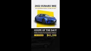 𝐕𝐄𝐑𝐘 𝐋𝐈𝐌𝐈𝐓𝐄𝐃! 🤯 - 2022 Subaru BRZ 10th Anniversary Edition Coupe