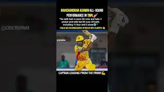 Ravichandran Ashwin all-round performance in tnpl💪#cricket #tnplt20 #ravichandranashwin #shorts#edit