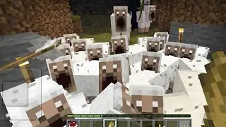 Playing horror mode in pe minecraft #minecraftdaily #minecraft #minecrafthorror 