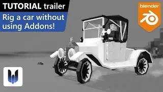 Blender tutorial trailer: Create a basic car rig without Addons