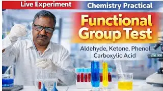 How to Identify The Functional Group❓Live Experiment🛑||Boards Practical||Class-12th||
