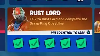 FORTNITE RUST LORD QUESTLINE DESTROY STRUCTURES WITH A VEHICLE CHALLENGE FORTNITE CHAPTER 2 SEASON 8