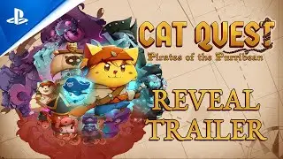 Cat Quest: Pirates of the Purribean - Reveal Trailer | PS5 & PS4 Games