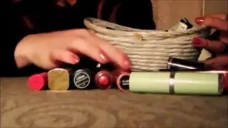 ASMR Lipstick Show & Tell! Soft Spoken / Tapping / Lid Sounds