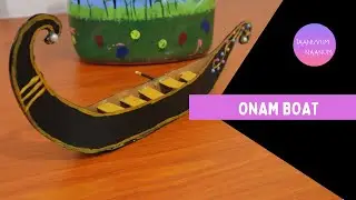 Onam boat craft | DIY | Vallam | Happy Onam