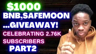 Claim your $1000 Safemoon, Bnb giveaway for free.