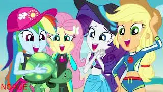 (MULTI LANGUAGES) Equestria Girls- RainbowDash,AppleJack,Rarity And Fluttershy say AWW