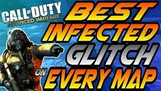 Best Unpatched Infected Glitch on EVERY BASE MAP! - Wallbreaches, Out of Maps, Hiding spots (CoD AW)