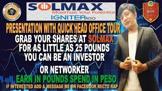 SOLMAX IGNITER100 PRESENTATION WITH QUICK TOUR HEAD OFFICE UK