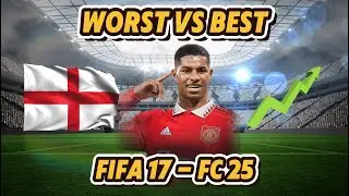 WORST vs BEST FIFA Cards 😱 | FIFA 17 - FC 25 | Marcus Rashford🔥