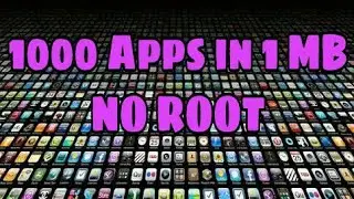 How to Convert apps of 1000Mb to 1 Mb. [NO ROOT]