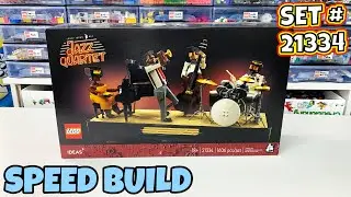 LEGO Ideas Jazz Quartet Speed Build 🎷 LEGO Set 21334