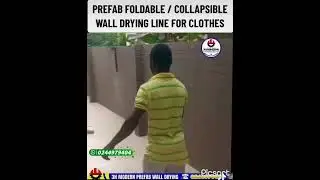 Let go the modern way of drying your clothes. The fabricator&rsquo;s of FOLDABLE WALL DRY LINE 0244979404