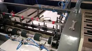 Plastic big bage making and folding process