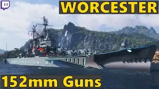 Worcester - Light Cruiser | World of Warships