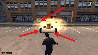 car explosion - mafia remake vs mafia original