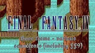 Final Fantasy IV Boss Battle (Various soundfonts) #battletheme #finalfantasy4 #cover #music #ff4