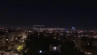 Jordan's air defences in action over Amman as Iran launches more missiles at Israel