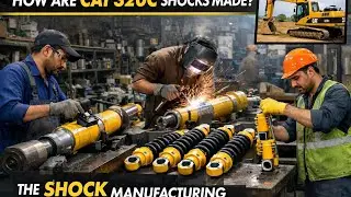 How CAT 320C Shocks Are Made | Heavy Equipment Shock Manufacturing Process