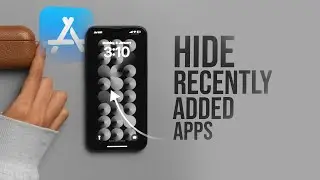 How to Hide Recently Added Apps on iPhone (tutorial)