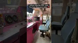 ❤️Kolkata Suburban EMU Trains View from Motorman&rsquo;s Cabin