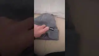 LAMBS EMF apparel beanie hat, real world test using Trifield TF2 meter