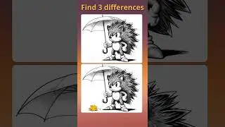 Find 3 Differences &ndash; Spot the Difference Challenge #Shorts  Can You Beat This Challenge?