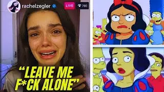 Rachel Zegler FREAKS OUT After Brutal SIMPSONS Snow White ROAST
