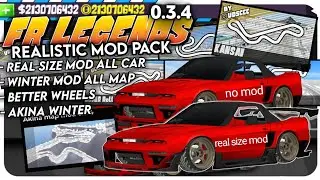 Fr legends REALISTIC mod pack | real size all car mod, winter atau salju mod all map, better wheels