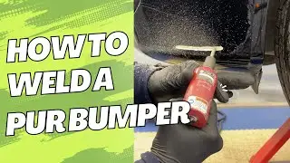 HOW TO WELD A MERC SLK PUR BUMPER